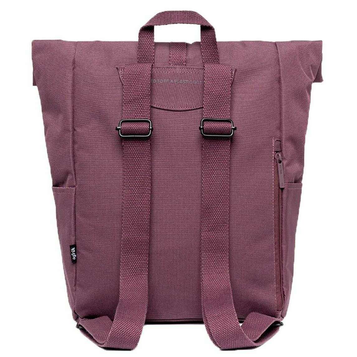 Lefrik Roll Mini Backpack - Maroon Purple - Image 2