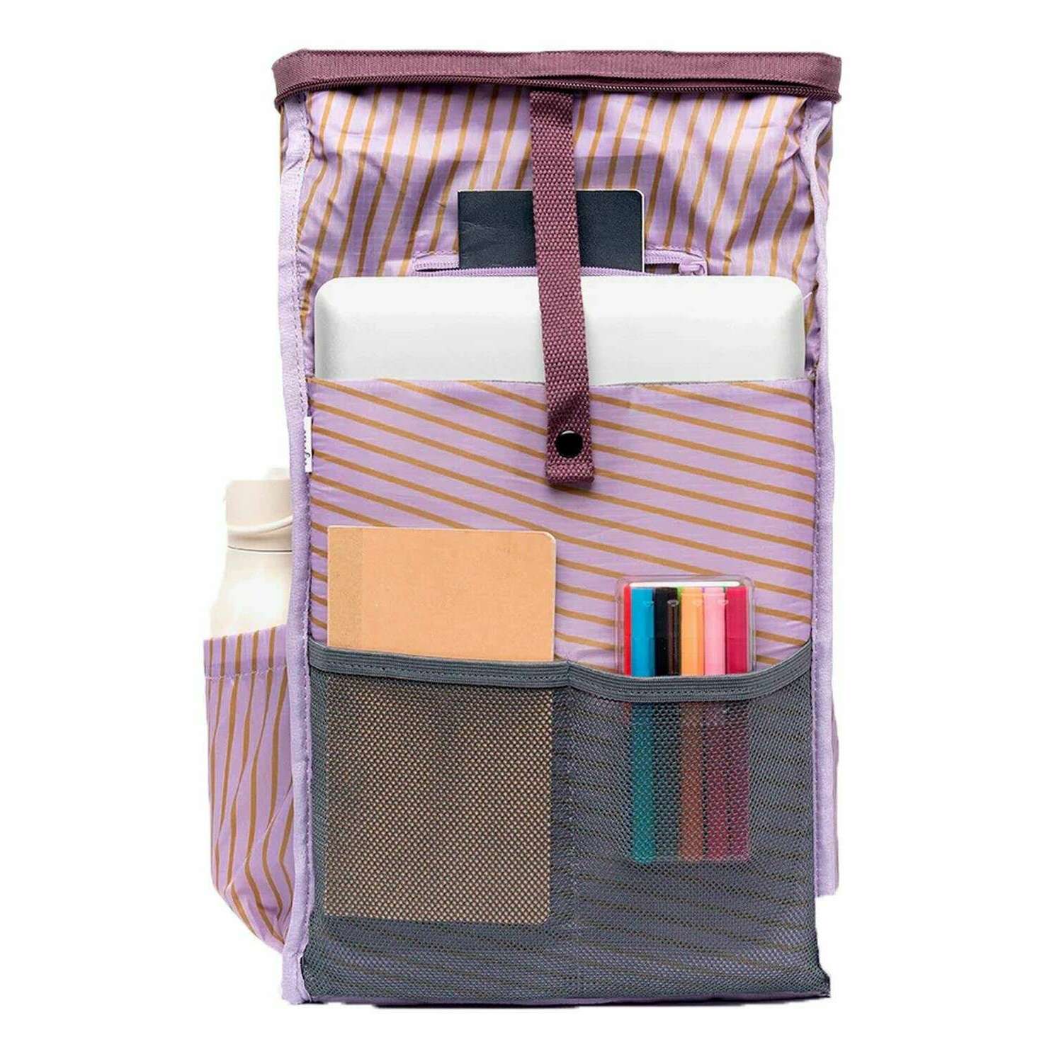 Lefrik Roll Mini Backpack - Maroon Purple - Image 4