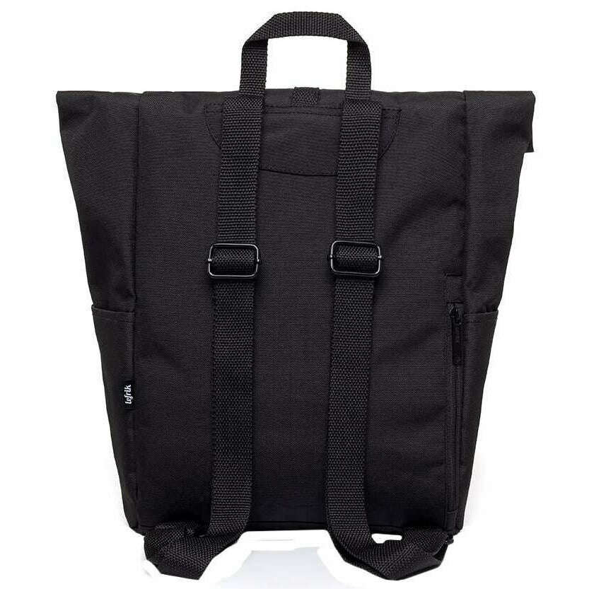 Lefrik Roll Mini Stripes Backpack - Black - Image 2