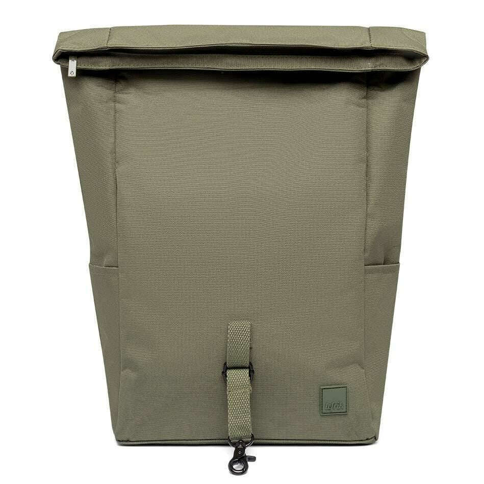 Lefrik Roll Mini Stripes Backpack - Olive Green - Image 4