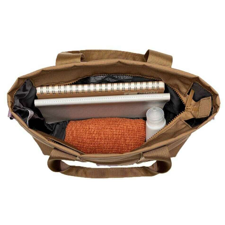 Lefrik Strata Mini Ripstop Tote Bag - Toffee Brown - Image 4