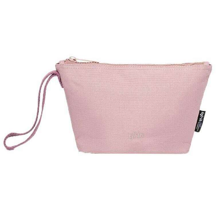 Lefrik Zoid Small and Medium Pack Stripes Wash Bag - Mauve - Image 3