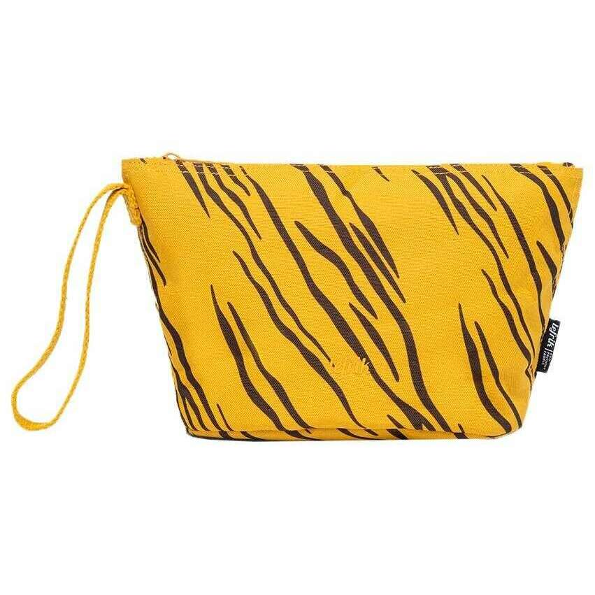 Lefrik Zoid Small and Medium Pack TIger Print Wash Bag - Yellow/Black - Image 2