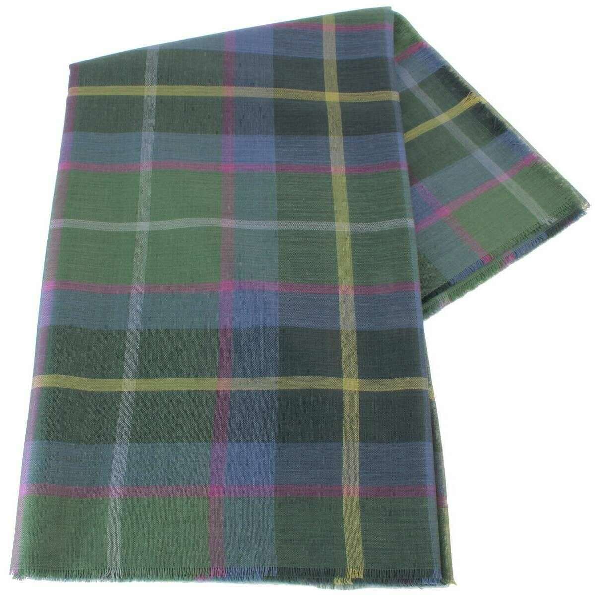Locharron of Scotland Alba Forsyth Fine Merino Scarf - Green