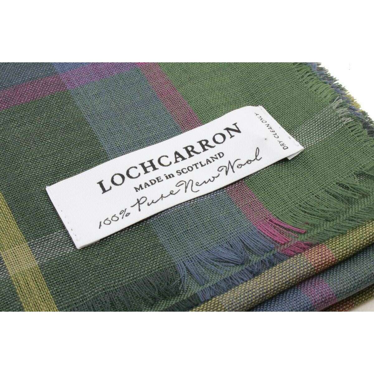 Locharron of Scotland Alba Forsyth Fine Merino Scarf - Green - Image 3