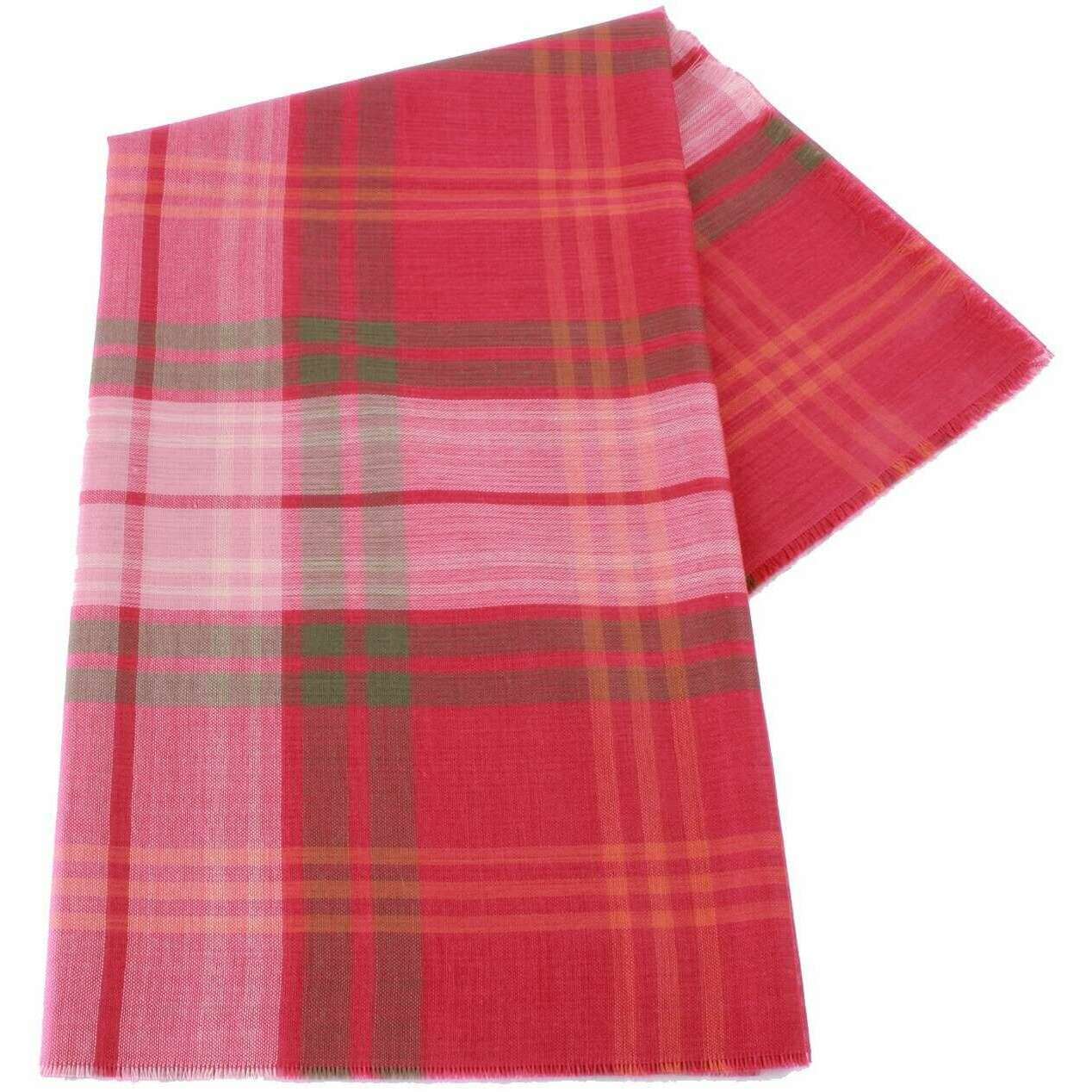 Locharron of Scotland Alba Locharron Hunting Fine Merino Scarf - Rose Pink