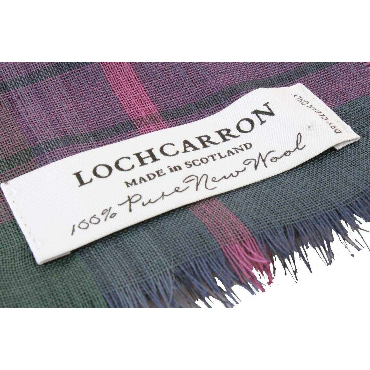 Locharron of Scotland Alba Spirit of Scotland Ancient Fine Merino Scarf - Blue/Lilac - Image 3