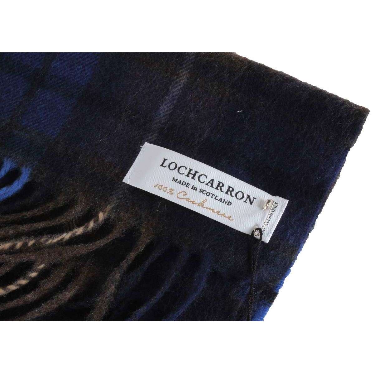 Locharron of Scotland Beau Buchanan Cashmere Scarf - Blue - Image 3