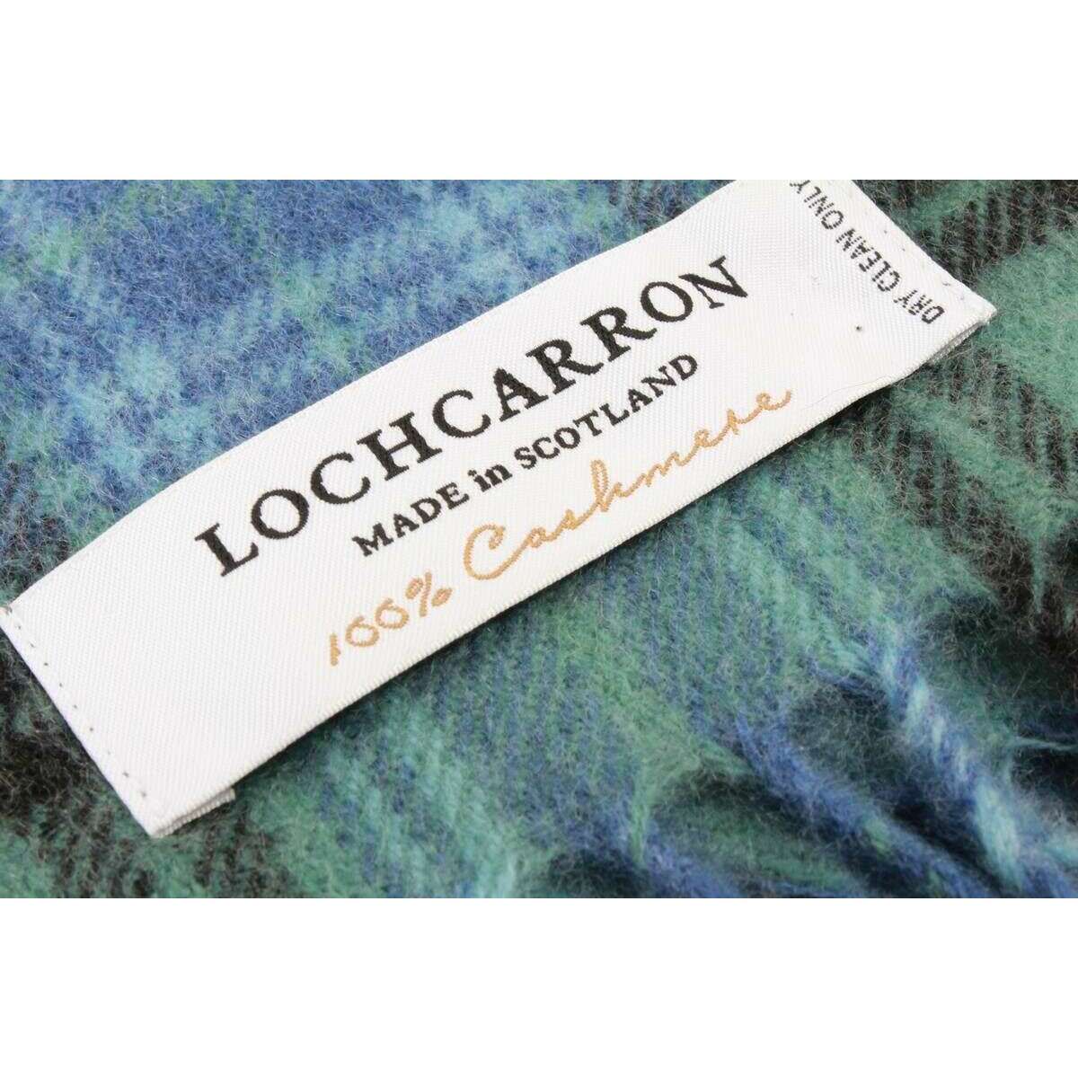 Locharron of Scotland Beau Locharron Hunting Ancient Cashmere Scarf - Blue/Green - Image 3