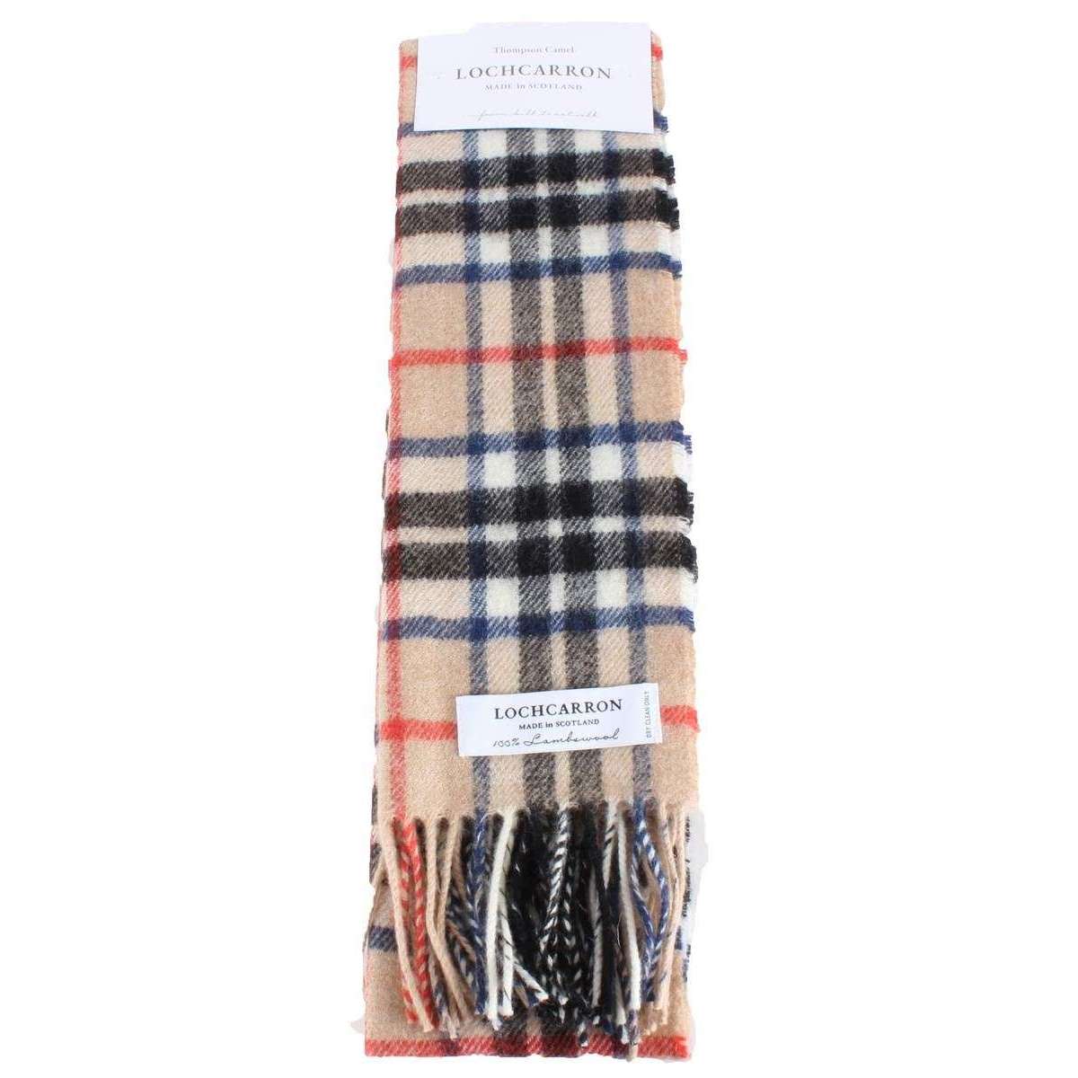 Locharron of Scotland Bowhill Thompson Lambswool Scarf - Camel - Image 4