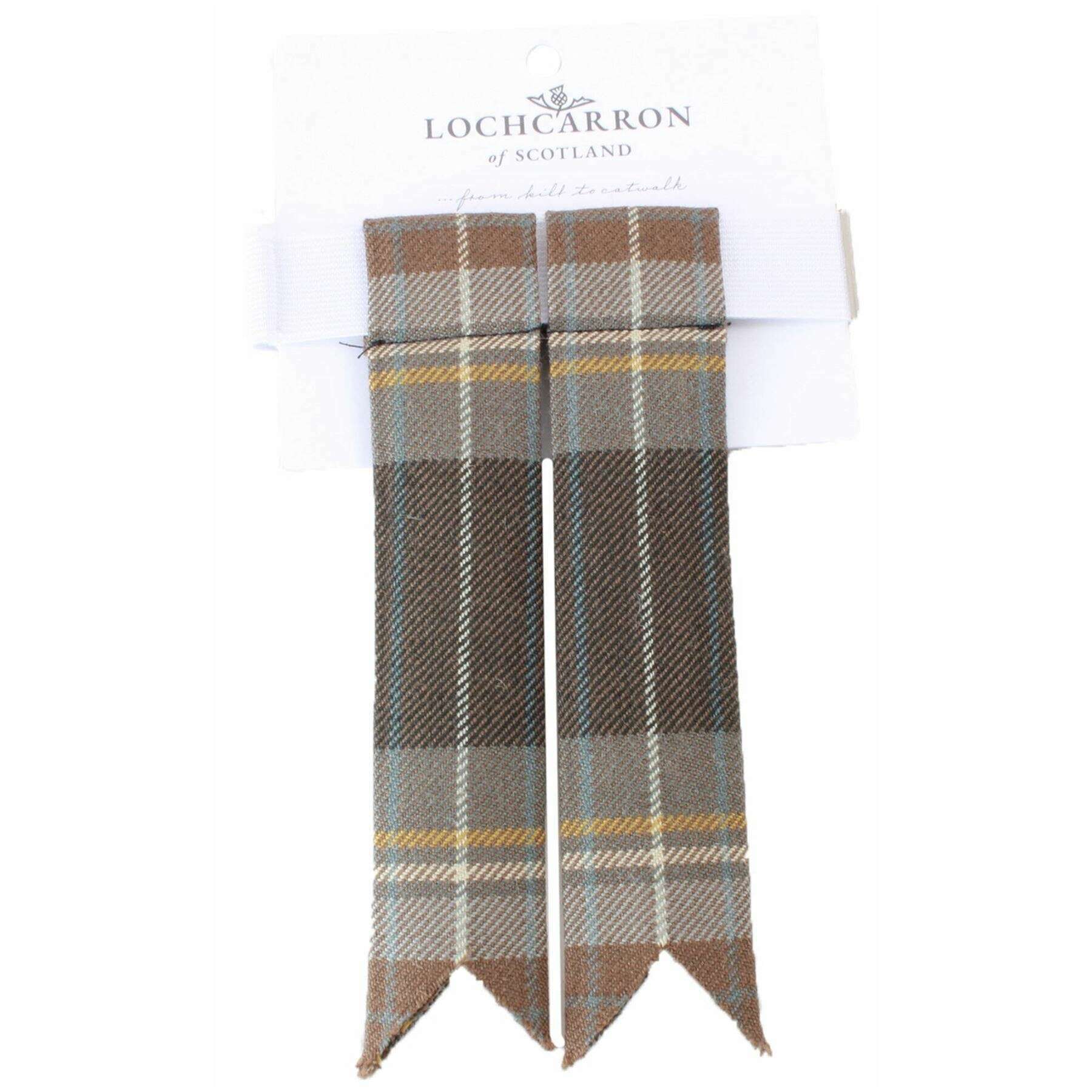 Locharron of Scotland Braeraich Holywood Weathered Tartan Flashes - Grey - Image 3