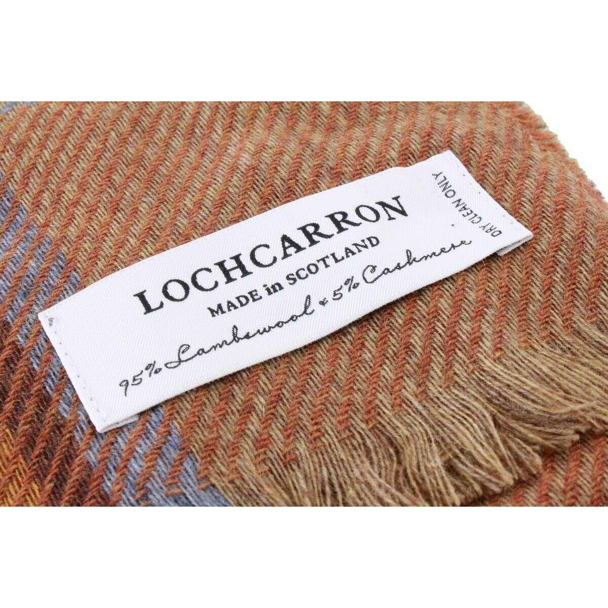 Locharron of Scotland Brock Stewart Luxury Scarf - Olive Green/Beige - Image 3