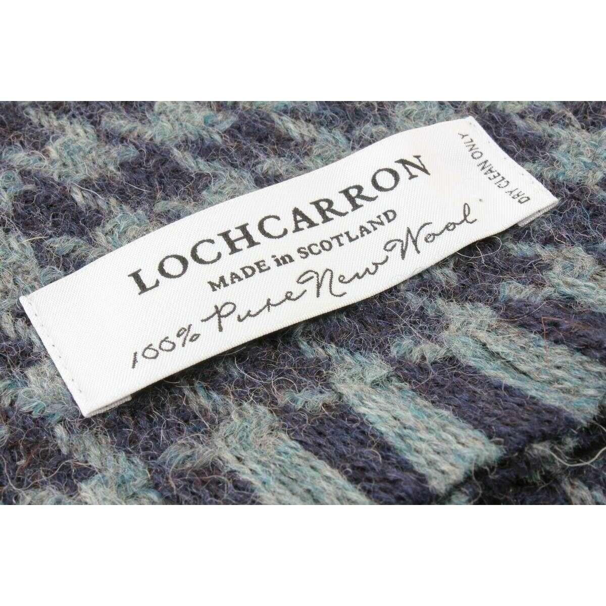 Locharron of Scotland Fearne Corrie British Wool Scarf - Sky Blue - Image 3