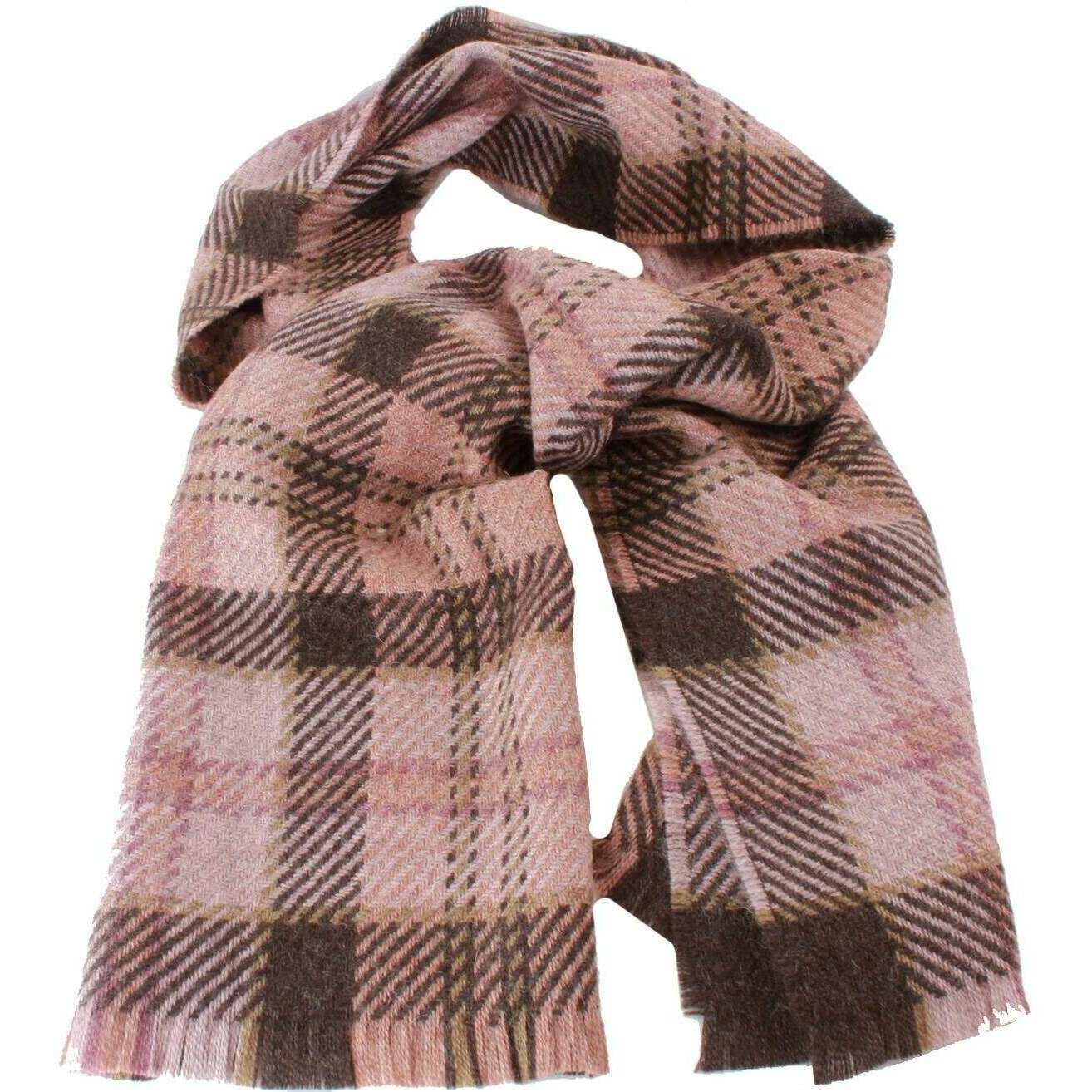 Locharron of Scotland Fearne Lochaber British Wool Scarf - Blush Pink - Image 2