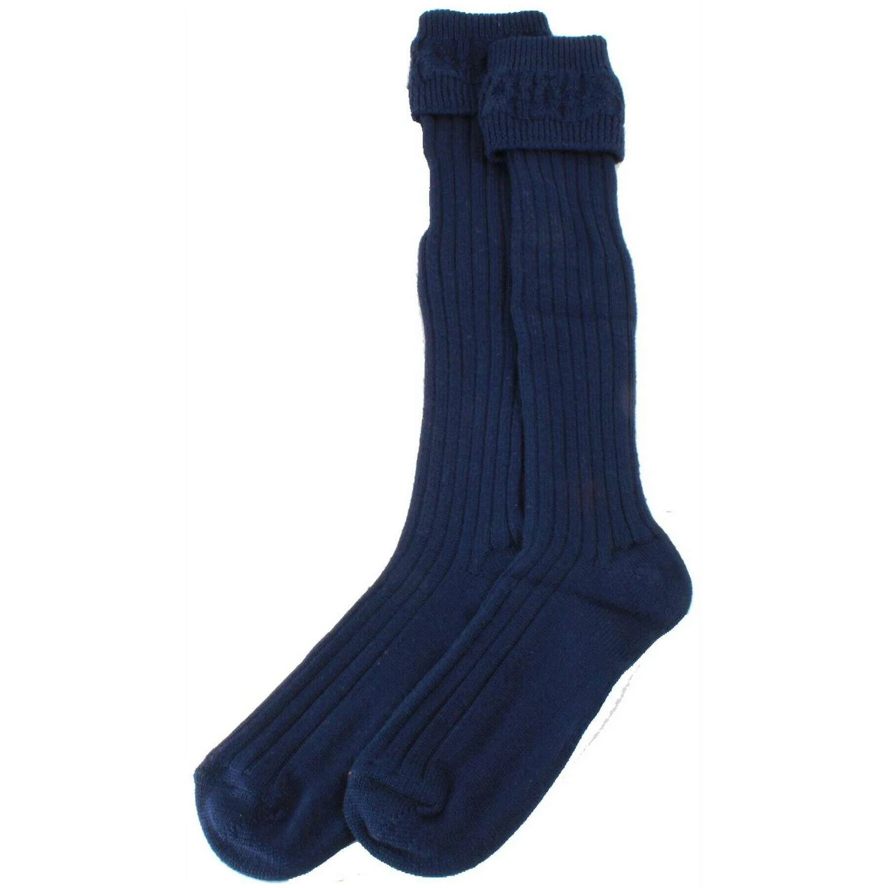 Locharron of Scotland Harris Kilt Hose - Navy