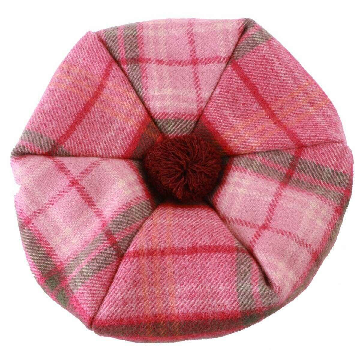 Locharron of Scotland Locharron Hunting Lambswool Tam - Rose Pink