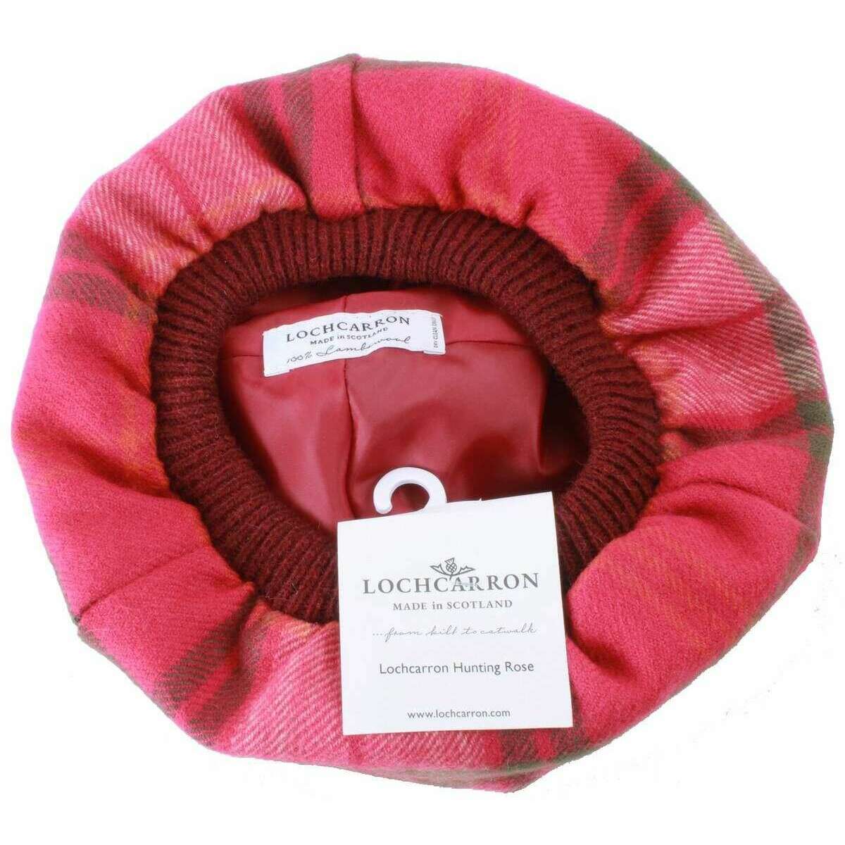 Locharron of Scotland Locharron Hunting Lambswool Tam - Rose Pink - Image 2