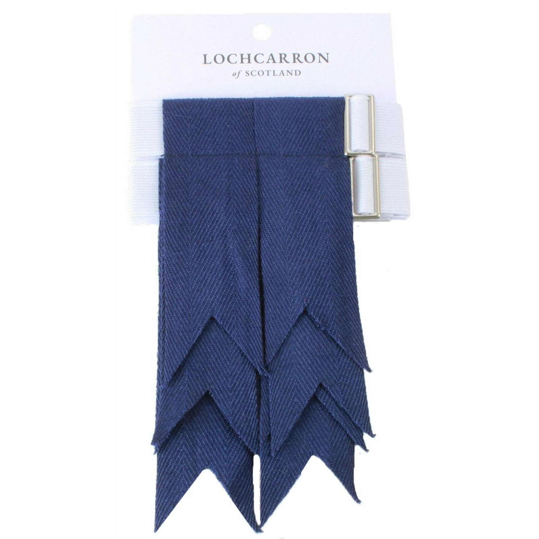 Locharron of Scotland Plain Flashes - Navy - Image 3