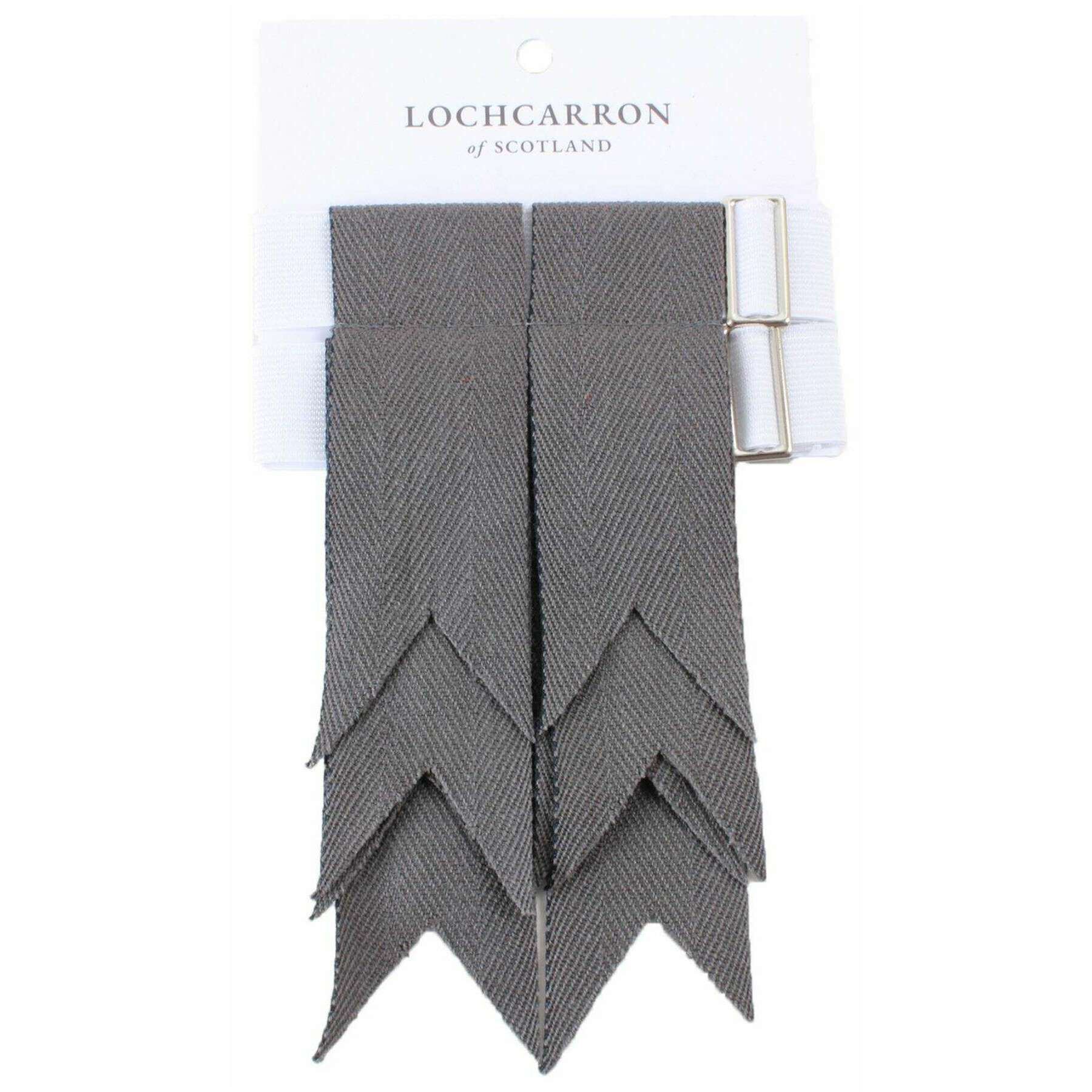 Locharron of Scotland Plain Flashes - Stealth Grey - Image 3