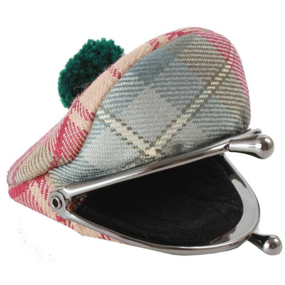 Locharron of Scotland Reiver Auld Scotland Tam Coin Purse - Green/Red/Beige - Image 4