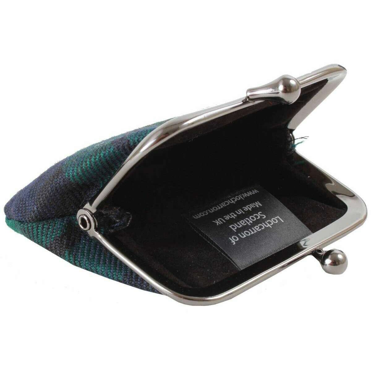Locharron of Scotland Reiver Black Watch Modern Small Coin Purse - Green/Navy - Image 2