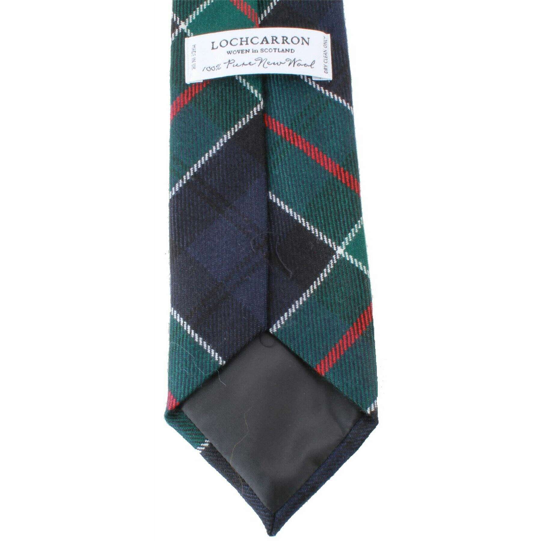 Locharron of Scotland Reiver Colquhoun Modern Tartan Tie - Green/Blue/Red - Image 2