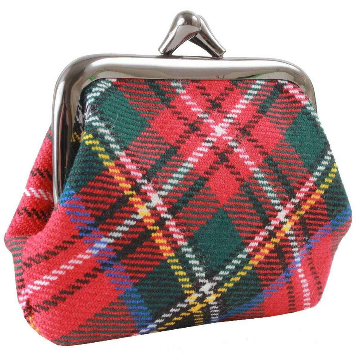 Locharron of Scotland Reiver Stewart Royal Modern Small Coin Purse - Red/Green/Yellow - Image 3