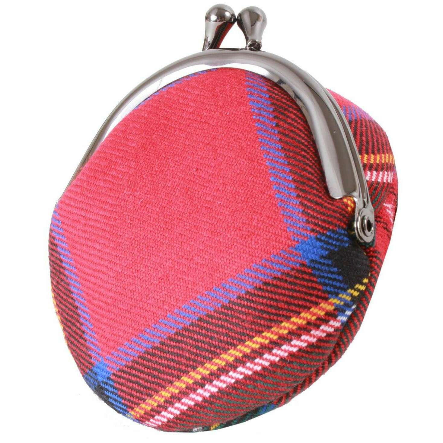 Locharron of Scotland Reiver Stewart Royal Modern Tam Coin Purse - Red/Green/Yellow - Image 3