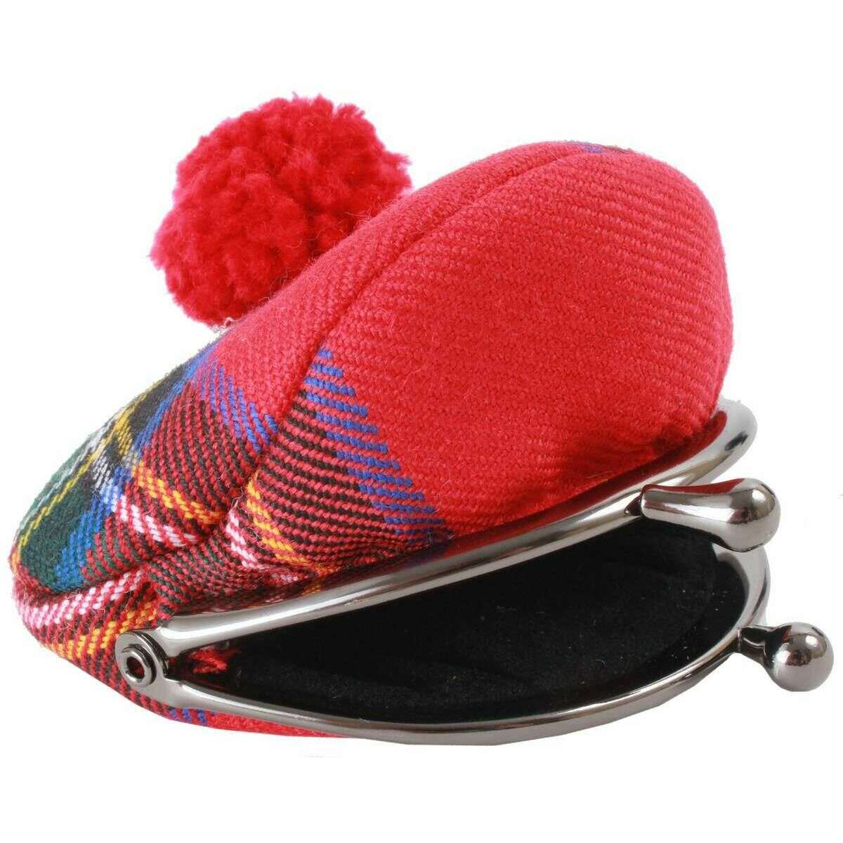 Locharron of Scotland Reiver Stewart Royal Modern Tam Coin Purse - Red/Green/Yellow - Image 4