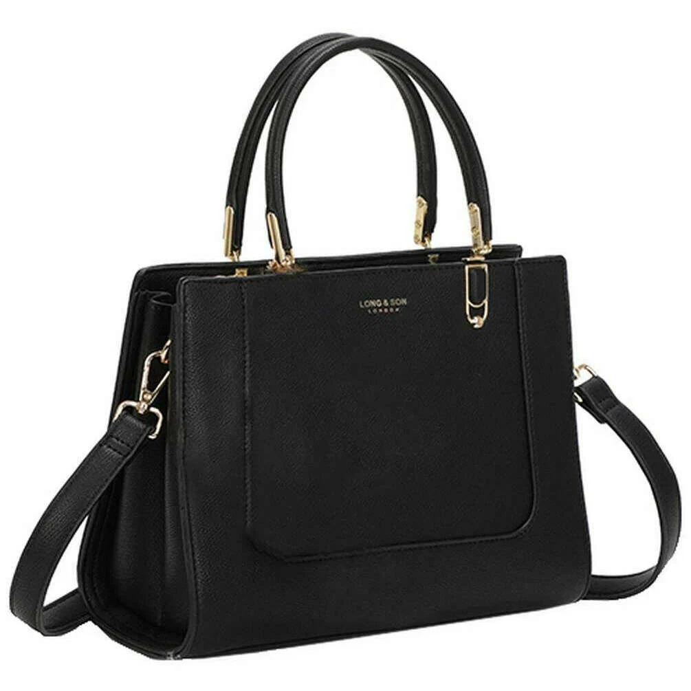 Long and Son Crossbody Handbag - Black