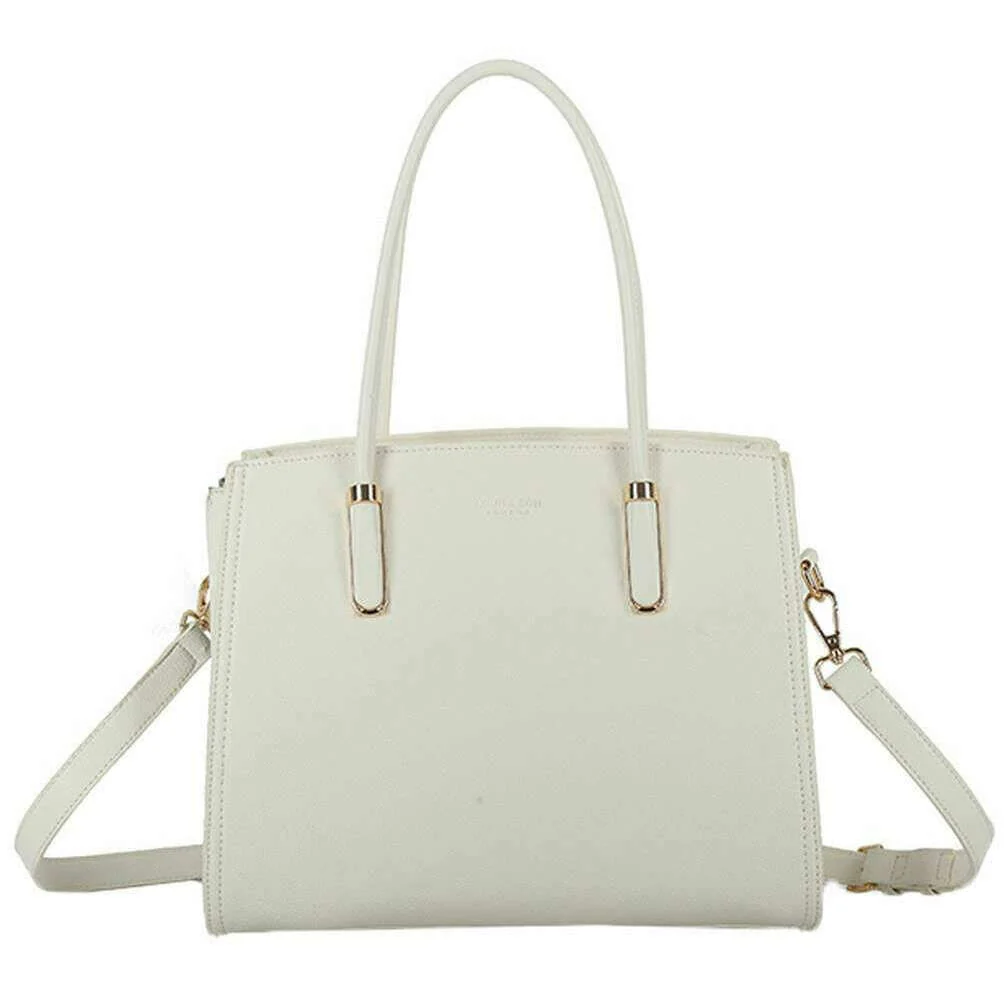 Long and Son Crossbody Shoulder Bag - White