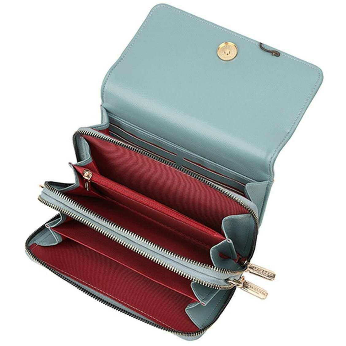 Long and Son Purse Crossbody Bag - Denim Blue - Image 3
