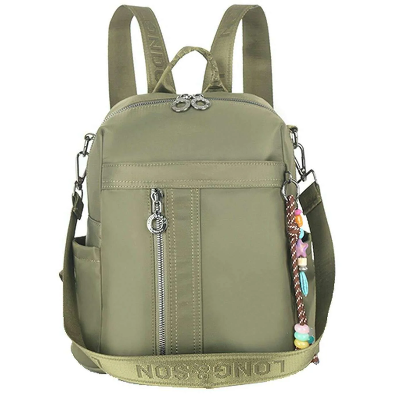 Long and Son Shoulder Backpack - Green