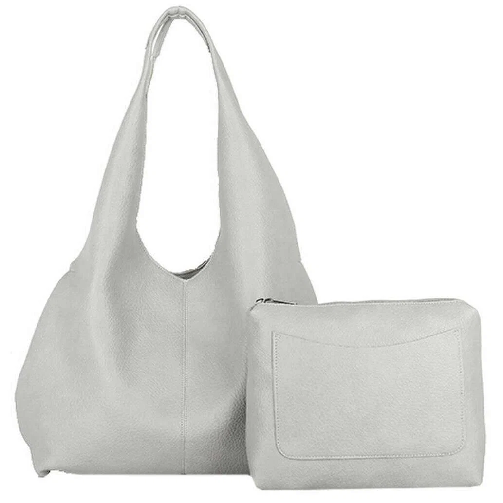 Long and Son Shoulder Bag and Pouch - Grey
