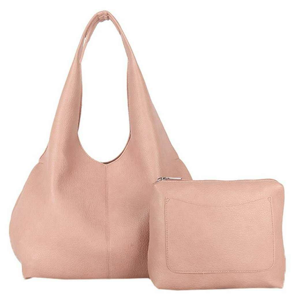 Long and Son Shoulder Bag and Pouch - Pink