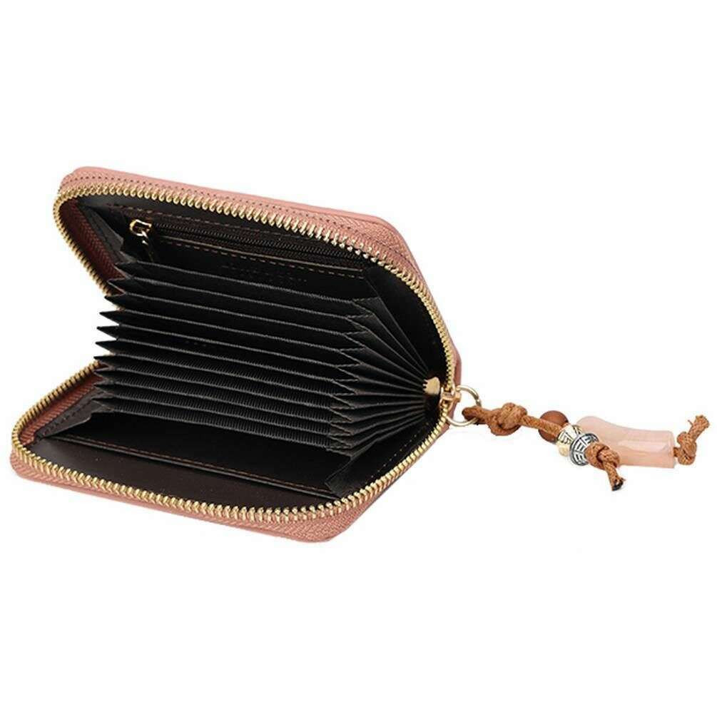Long and Son Woven Detail Purse - Dark Pink - Image 2