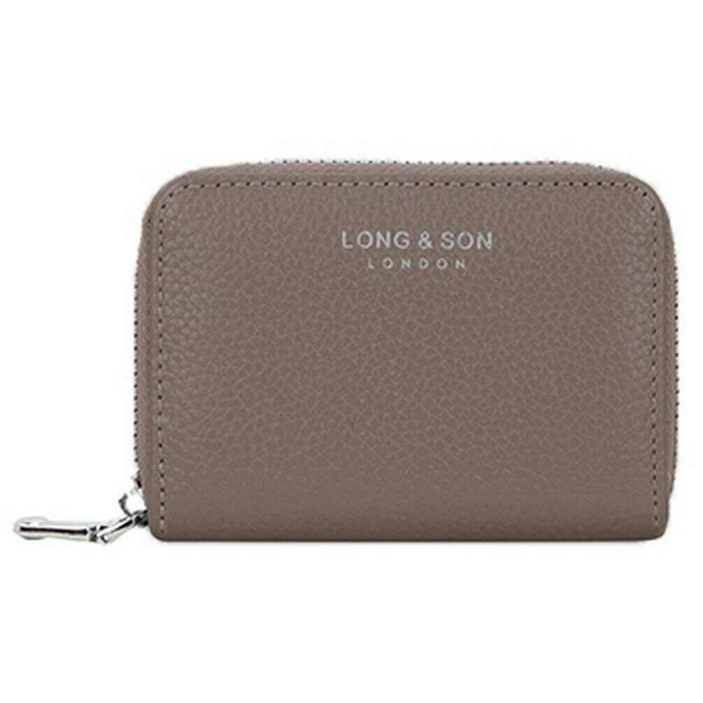 Long and Son Zip Around Purse - Dark Grey