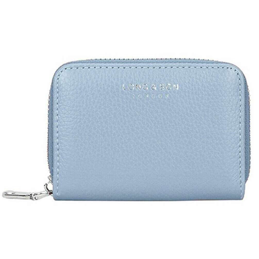 Long and Son Zip Around Purse - Denim Blue