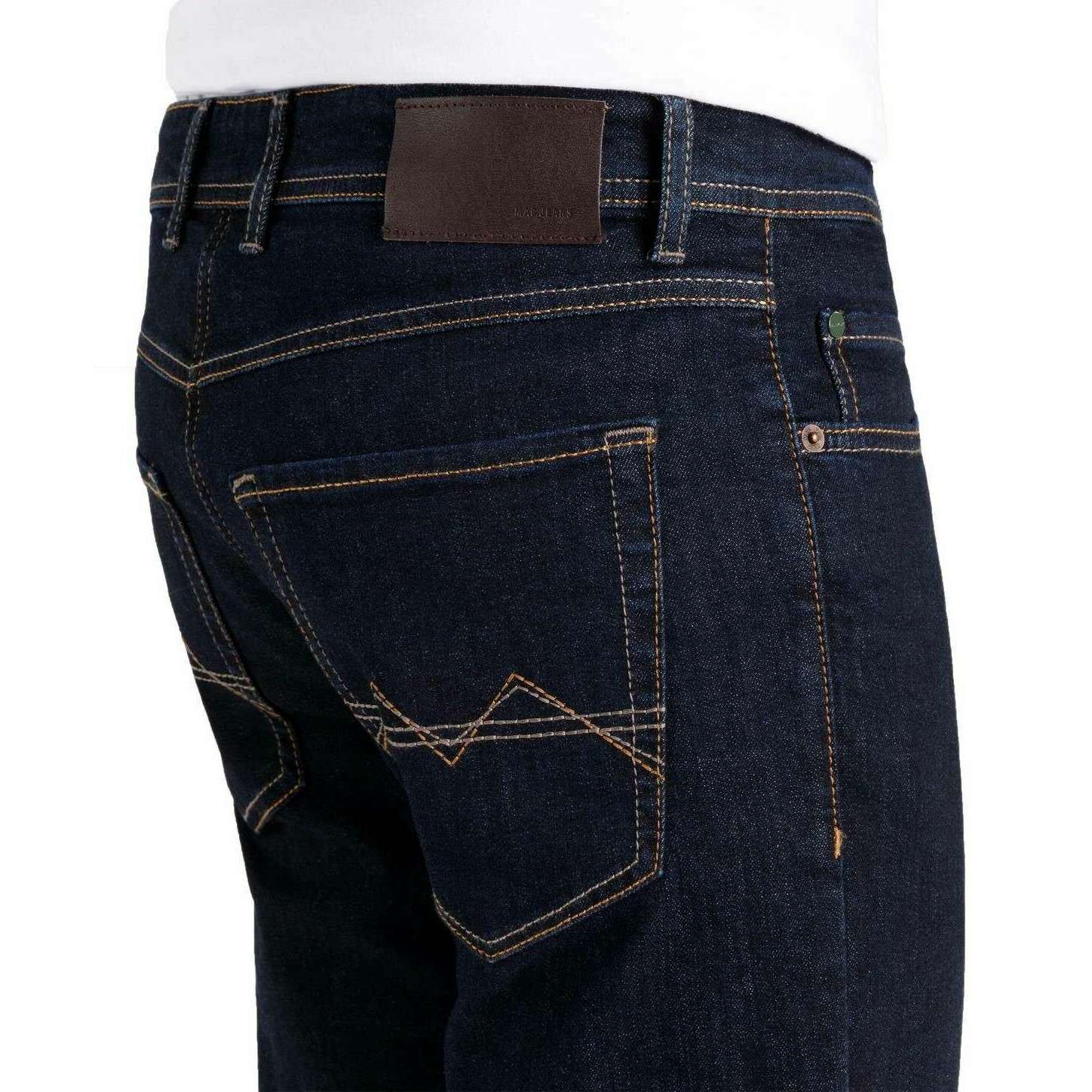 MAC Jeans Arne Recycled Denim Jeans - Authentic Dark Blue - Image 6