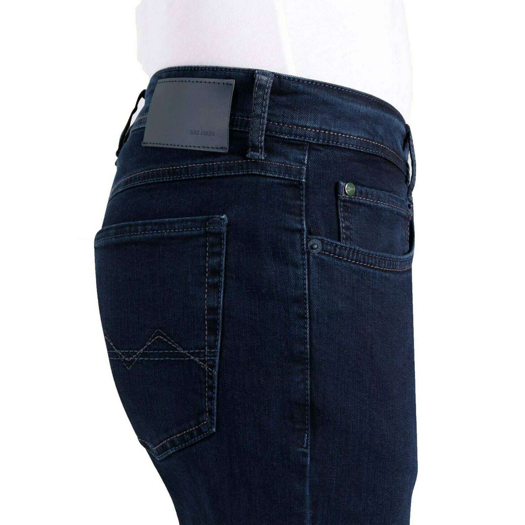 MAC Jeans Arne Recycled Denim Jeans - Authentic Dark Blue - Image 6