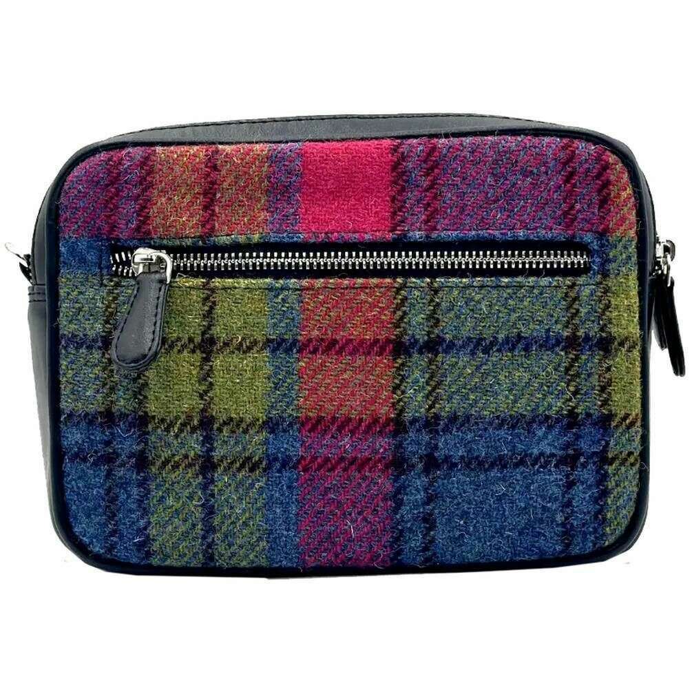 Maccessori Harris Tweed Camera Bag - Blue/Pink - Image 2