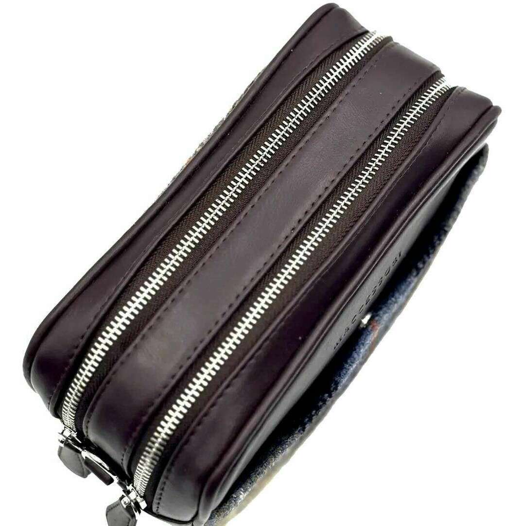 Maccessori Harris Tweed Camera Bag - Brown/Grey - Image 4