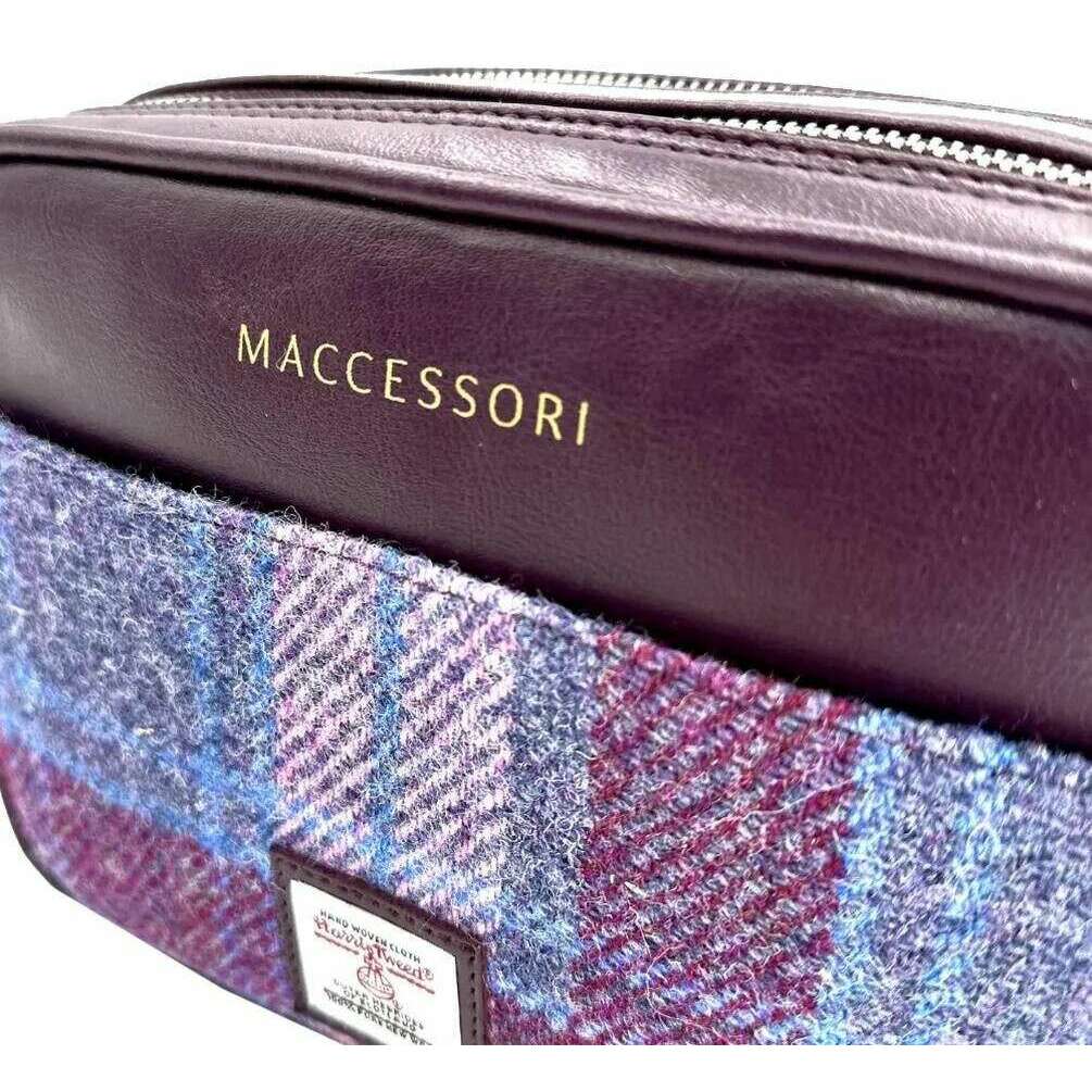 Maccessori Harris Tweed Camera Bag - Pastel Pink/Purple - Image 5