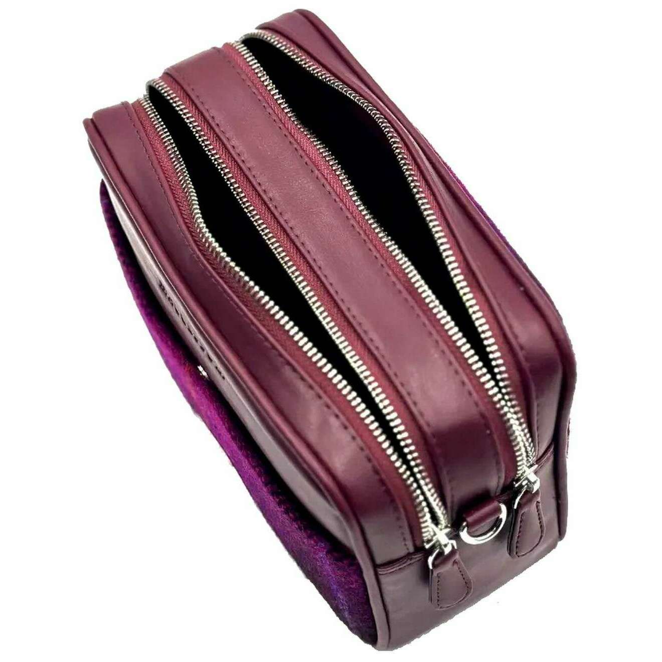 Maccessori Harris Tweed Camera Bag - Purple - Image 4