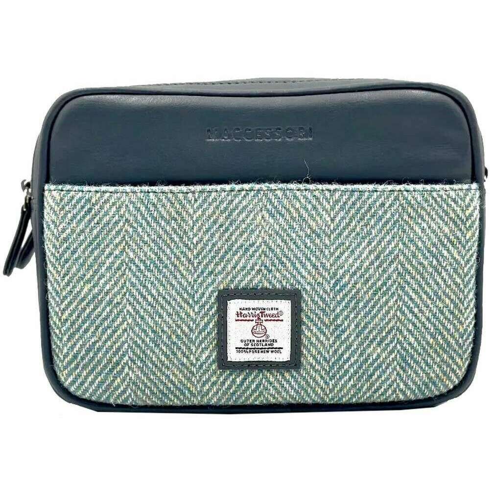 Maccessori Harris Tweed Camera Bag - Turquoise Blue - Image 3