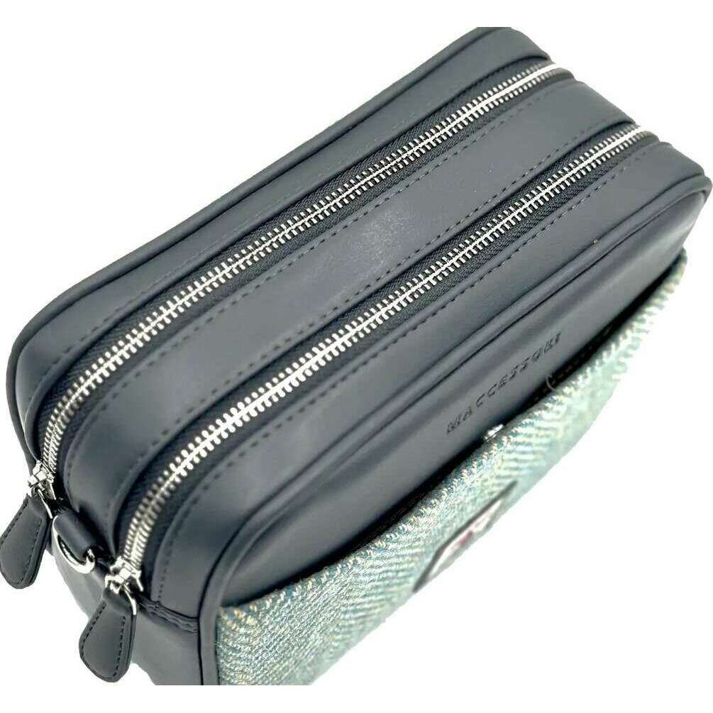 Maccessori Harris Tweed Camera Bag - Turquoise Blue - Image 4