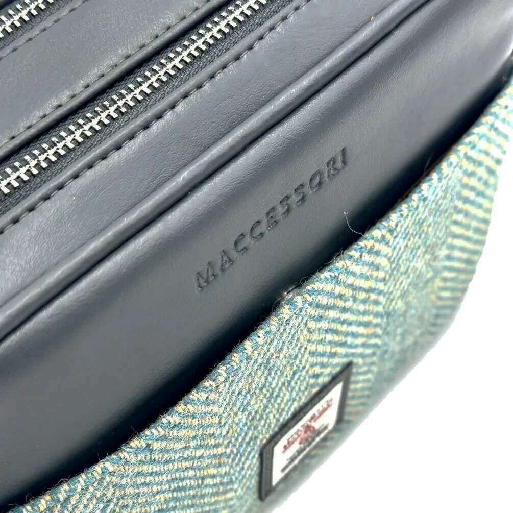 Maccessori Harris Tweed Camera Bag - Turquoise Blue - Image 5