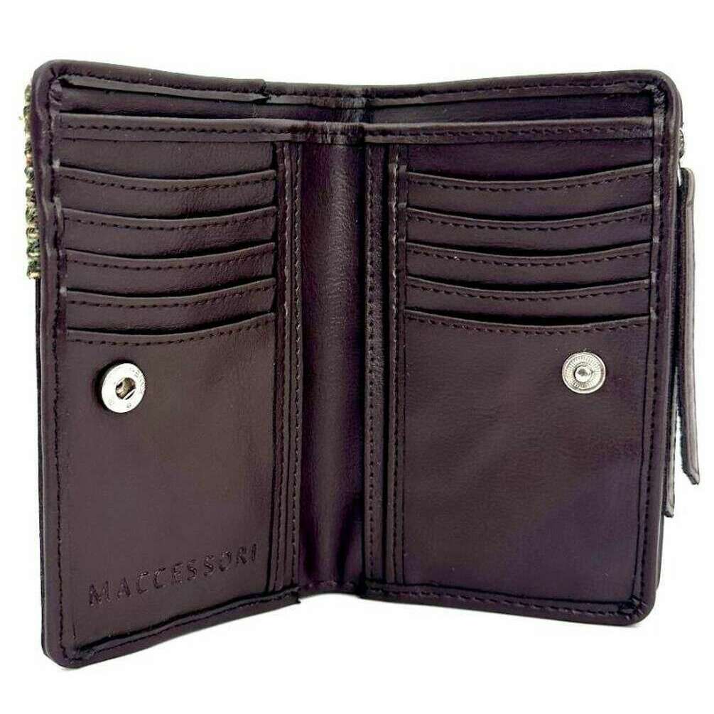 Maccessori Harris Tweed Medium Zip Purse - Country Green - Image 3