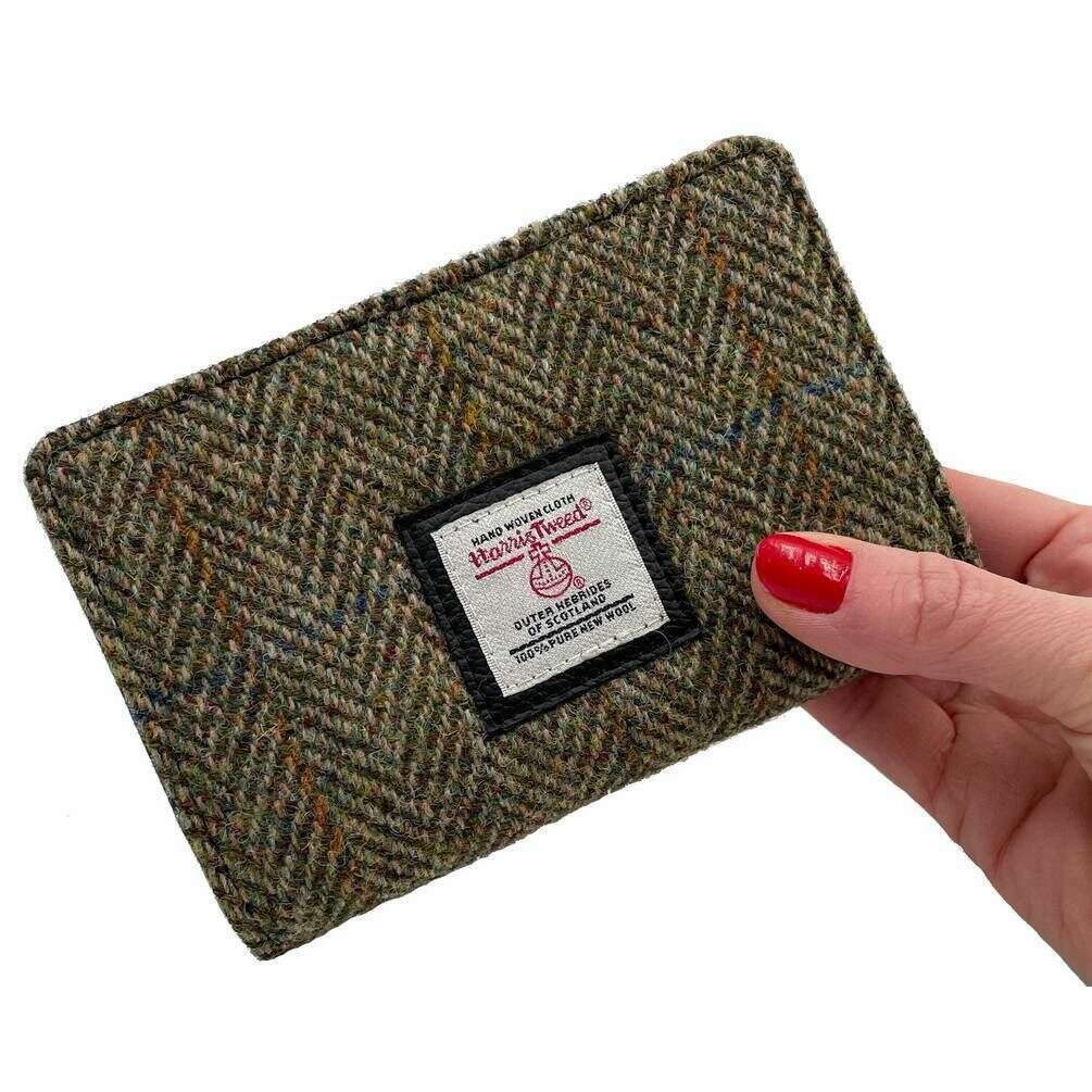 Maccessori Harris Tweed Medium Zip Purse - Country Green - Image 6