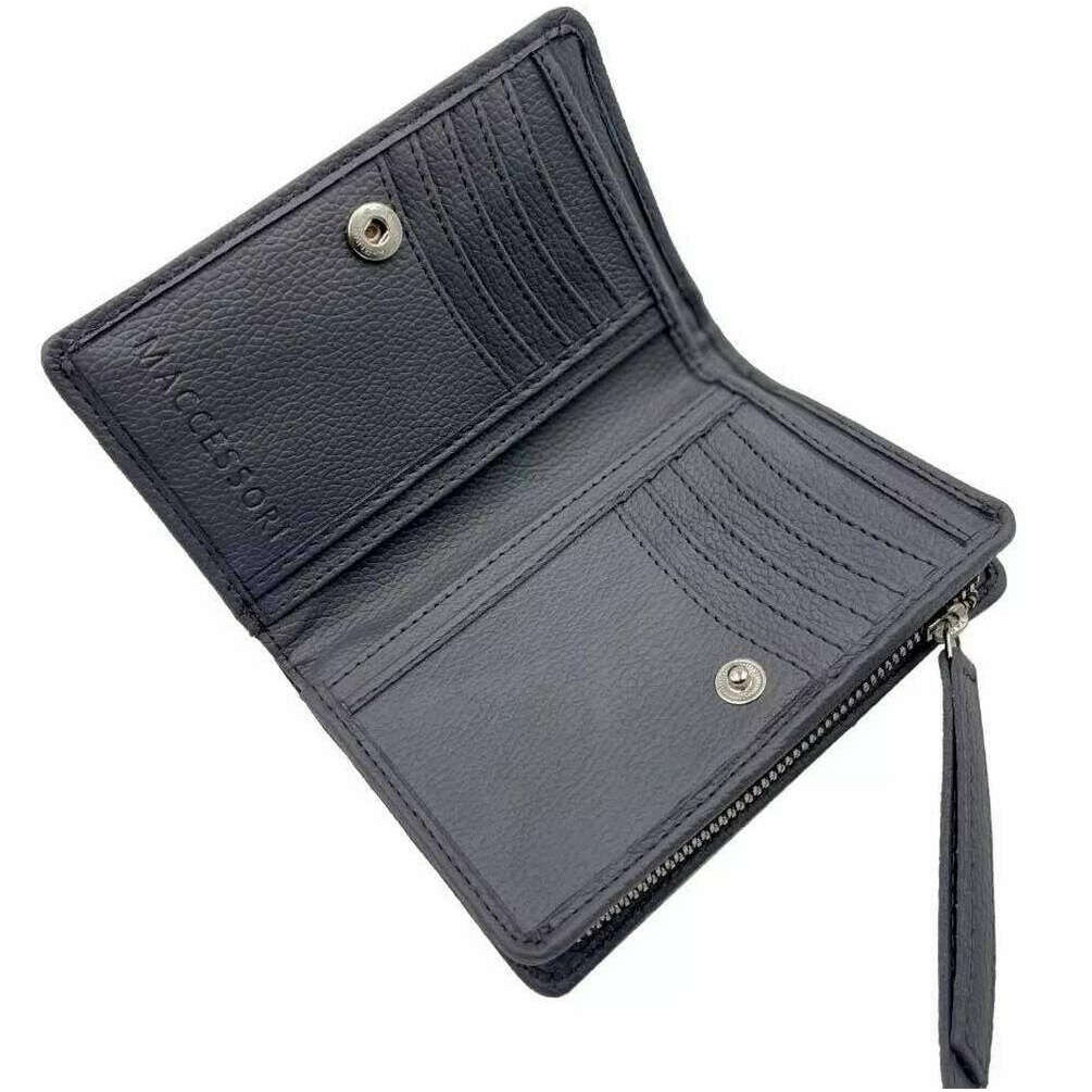 Maccessori Harris Tweed Medium Zip Purse - Turquoise Blue - Image 3
